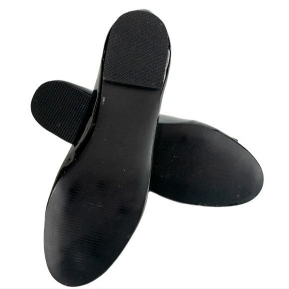 Journee Collection Kim 2 Ballet Flats Black Patent - Picture 7 of 8